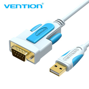 Vention USB to DB9 RS232 Serial Cable Adapter USB COM Port DB9 Pin Cable RS232 for Windows 7 8 10 XP Mac OS X Printer LED POS