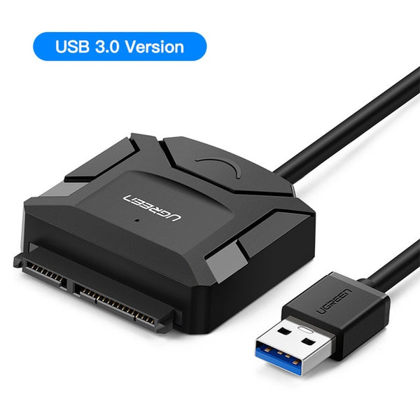 Ugreen SATA to USB Adapter USB 3.0 2.0 to Sata 3 Cable Converter for 2.5 3.5 HDD SSD Hard Disk Drive USB Sata Adapter