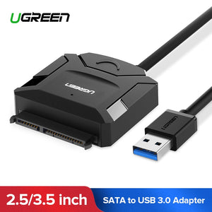 Ugreen SATA to USB Adapter USB 3.0 2.0 to Sata 3 Cable Converter for 2.5 3.5 HDD SSD Hard Disk Drive USB Sata Adapter